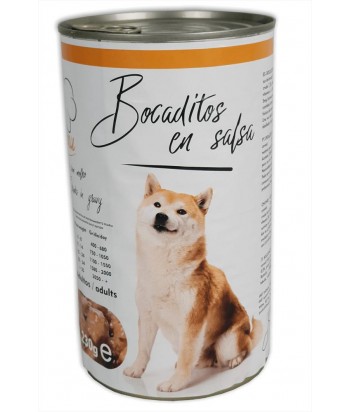 BOCADITOS EN SALSA BUEY LATA 1230GR PERROS