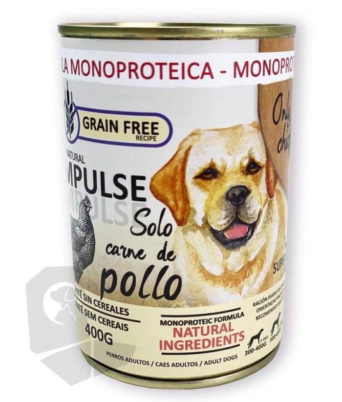 IMPULSE PERROS LATA 400GR POLLO IMPULSE PERROS LATA 400GR POLLO