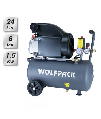 COMPRESOR 24L 2HP WOLFPACK 