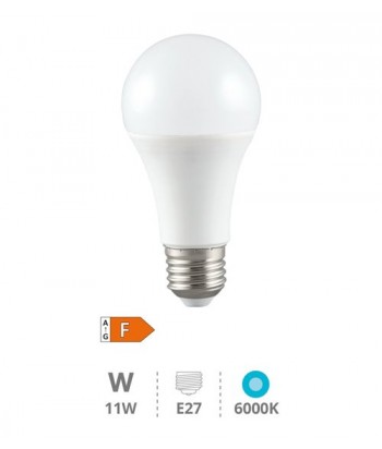 BOMBILLA LED E27 11W ESFERICA 6000K HOMEPLUSS