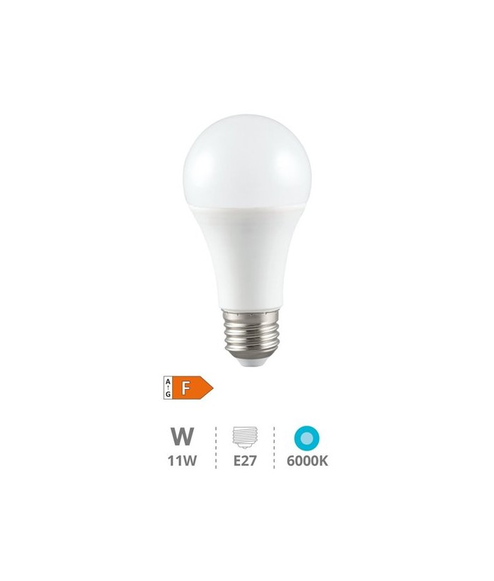 BOMBILLA LED E27 11W ESFERICA 6000K HOMEPLUSS