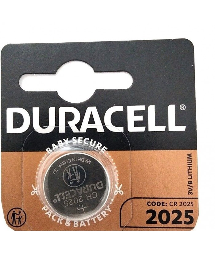 PILA BOTON CR2025 DURACELL