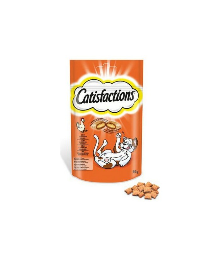 CATISFACTIONS SNACK POLLO 60GR PARA GATOS