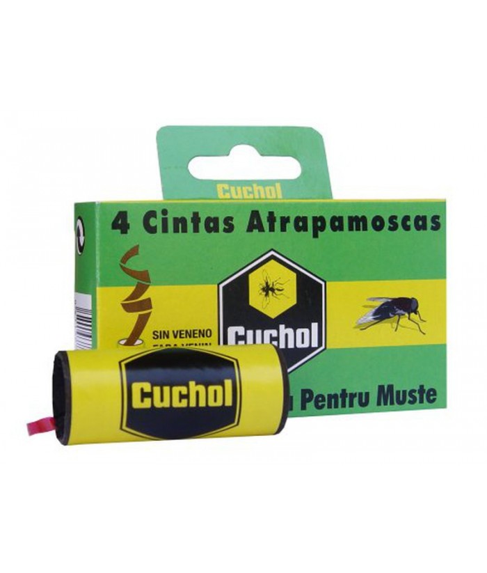 CINTAS ATRAPAMOSCAS CUCHOL 4 UNID 