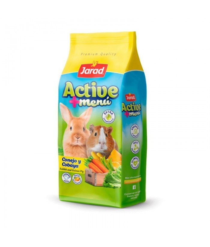 ACTIVE MENU CONEJOS Y COBAYAS 800GR JARAD