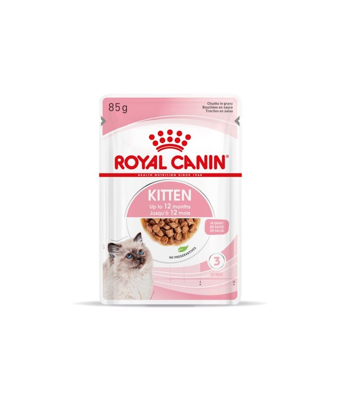 ROYAL CANIN KITTEN 12x85GR CARNE SALSA