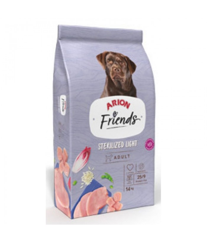 ARION FRIENDS STERILIZED LIGHT 14KG