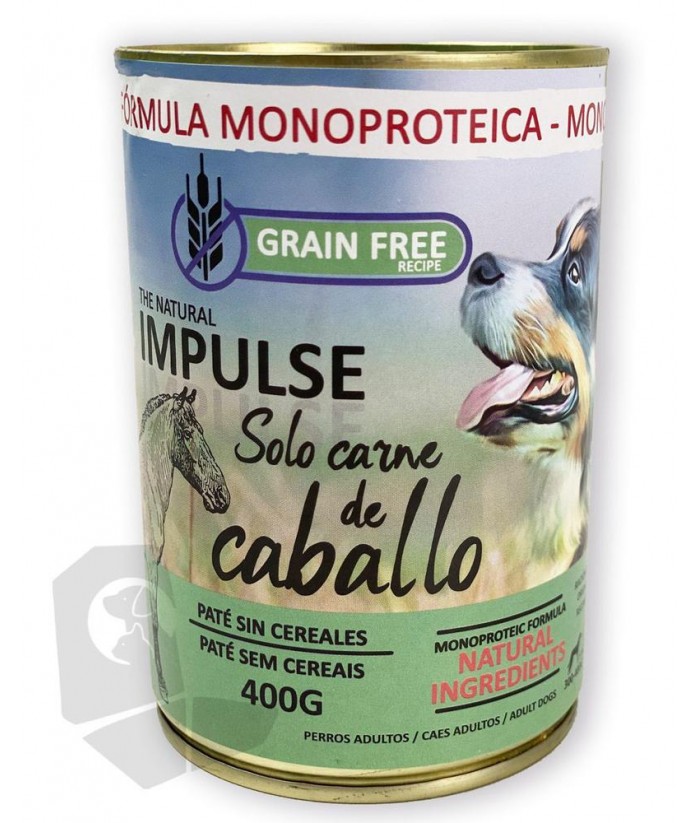 IMPULSE PERROS LATA 400GR CABALLO