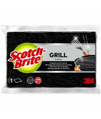 SCOTCH BRITE ESTROPAJO GRILL CLEANER NEGRO