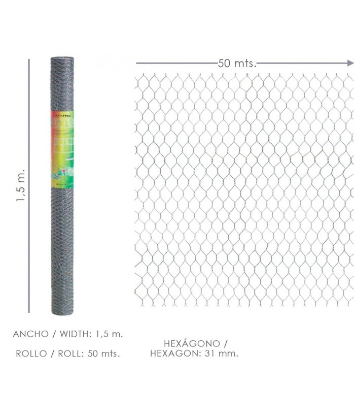 ENREJADO 31X150  0 7  ROLLO 50M COMPLETO