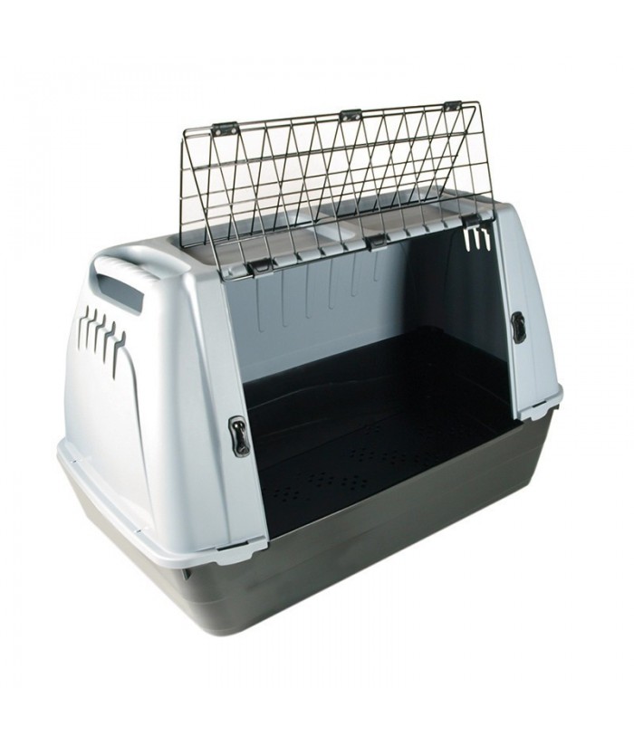 TRANSPORTIN PERROS COCHE 77x43x51CM PUERTA LATERAL