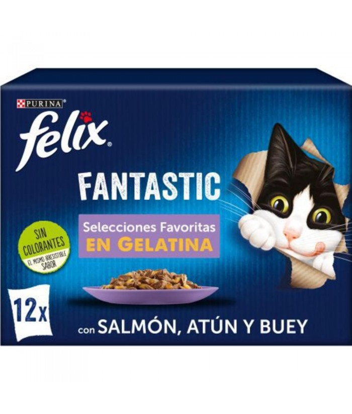 FELIX FANTASTIC FAVORITAS SOBRE 12x85GR GELATINA