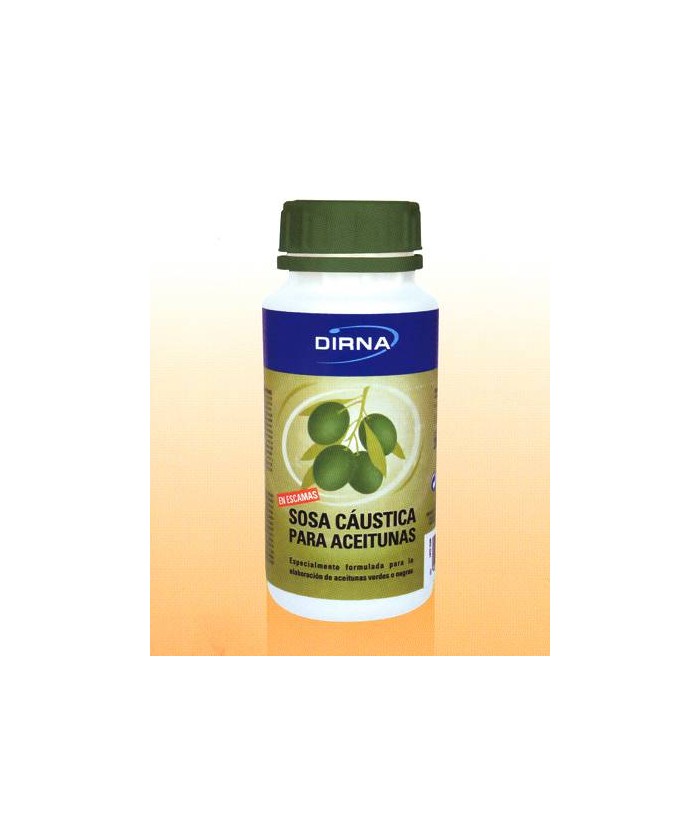 SOSA CAUSTICA PARA ACEITUNAS 250GR DIRNA SOSA CAUSTICA PARA ACEITUNAS 250GR DIRNA