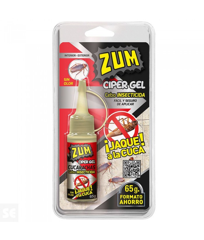 ZUM CIPER GEL CEBO INSECTICIDA CUCARACHAS 65GR   