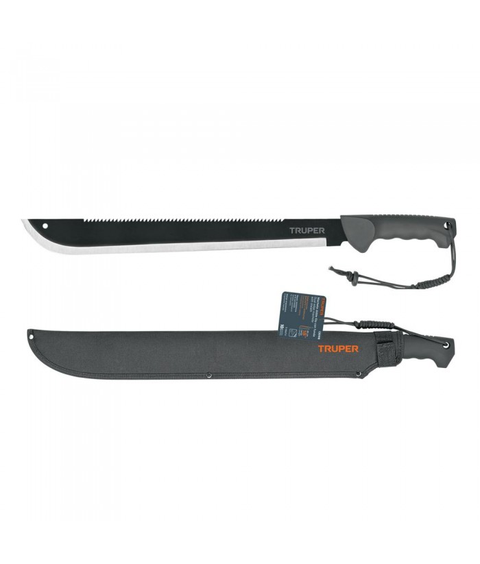 MACHETE SOBLE FILO SIERRA 45CM C/FUNDA TRUPER