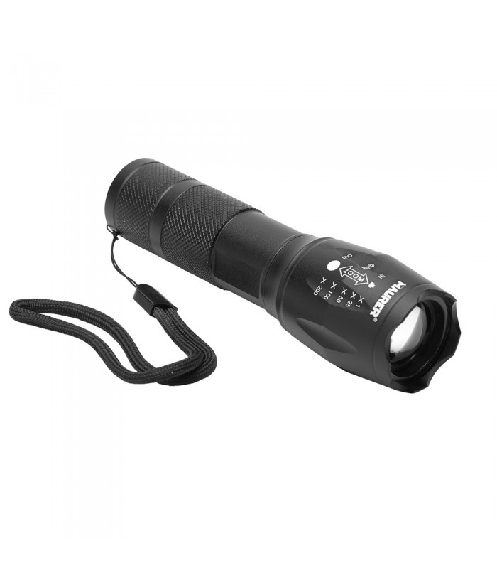 LINTERNA ALUMINIO LED ZOOM 300LM AAA