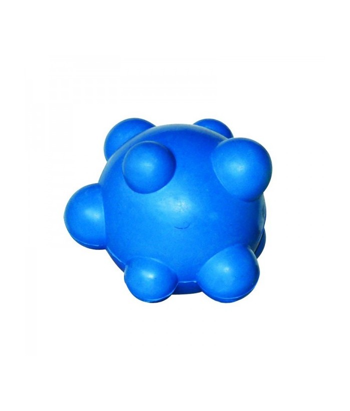 PELOTA GOMA PERROS BULTOS 8CM DOGIT AZUL