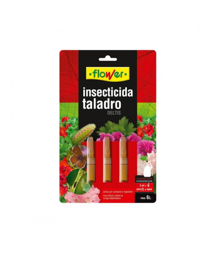 INSECTICIDA TALADRO GERANIO 3x3ML DELTIS FLOWER 