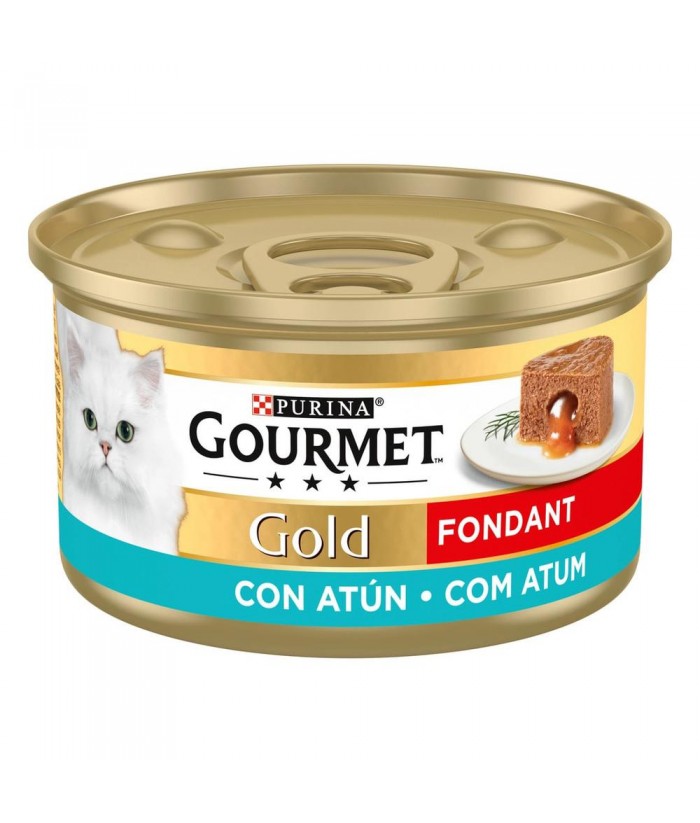 GOURMET GOLD FONDANT ATUN LATA 85GR PURINA