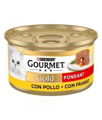 GOURMET GOLD FONDANT POLLO LATA 85GR PURINA