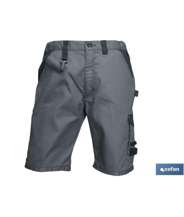 PANTALON BERMUDA POULSEN GRIS COFAN T-44