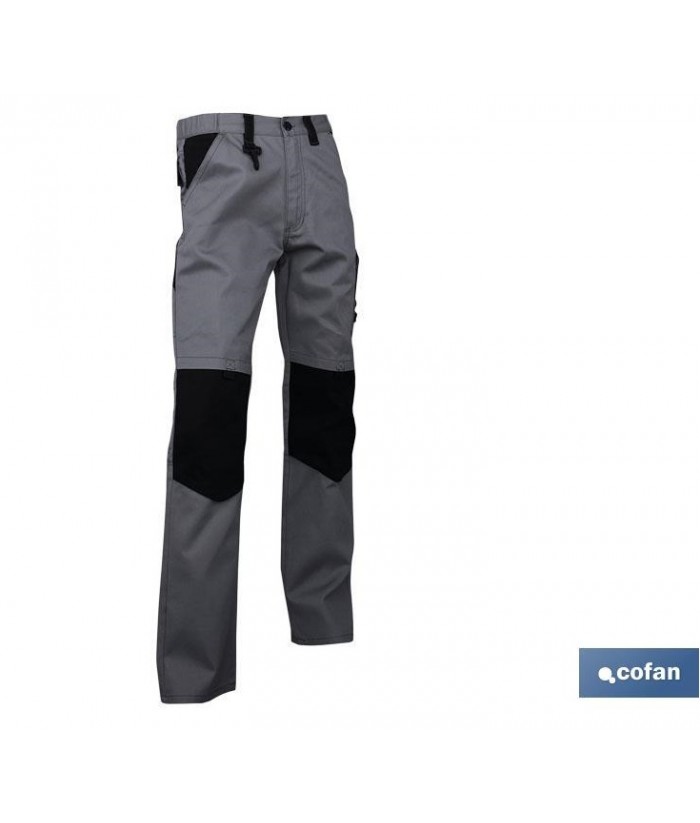 PANTALON TRABAJO LENOIR GRIS COFAN T-44