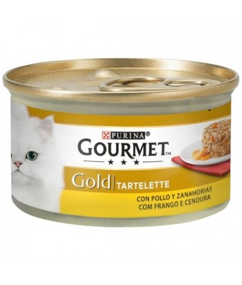 GOURMET GOLD TARTELETTE POLLO LATA 85GR PURINA