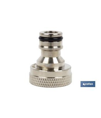 ADAPTADOR LATON GRIFO ROSCA 1  HEMBRA