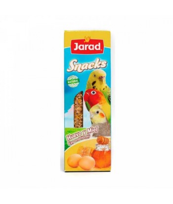 BARRITAS NINFAS AGAPORNIS HUEVO MIEL 104GR JARAD