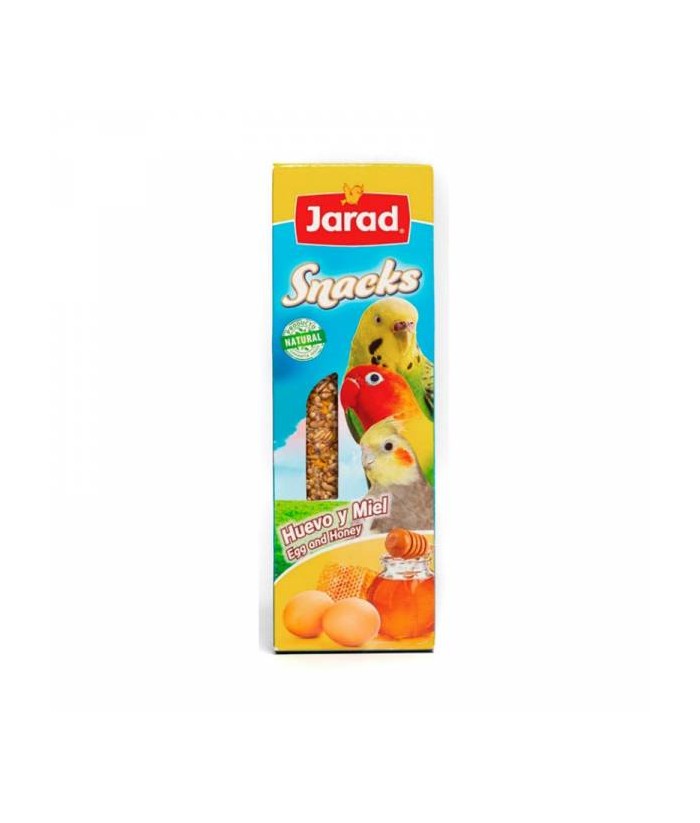 BARRITAS NINFAS AGAPORNIS HUEVO MIEL 104GR JARAD