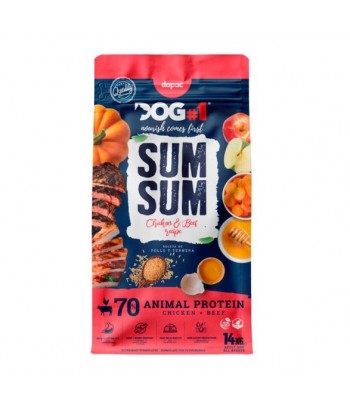 SUMSUM BEEF CHICKEN ADULT 14KG DOG 1 PERROS