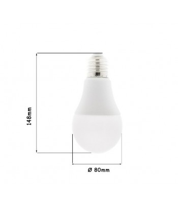 BOMBILLA LED E27 20W 1800LM 6000K LEDECOR