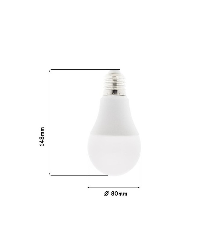 BOMBILLA LED E27 20W 1800LM 6000K LEDECOR