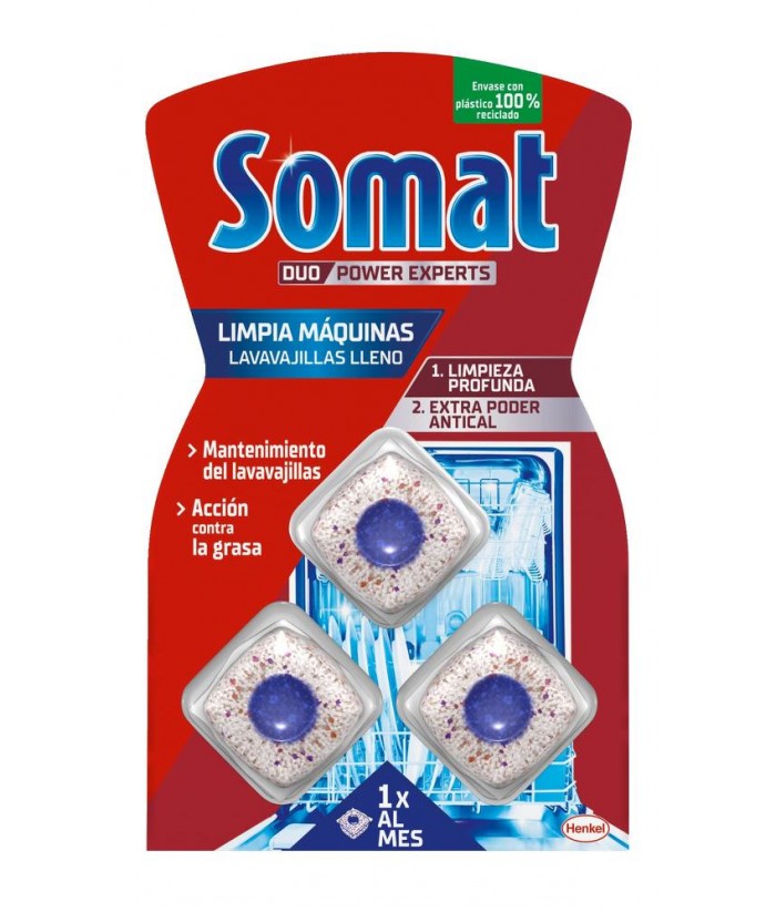 SOMAT LIMPIAMAQUINAS PASTILLAS 3UDS