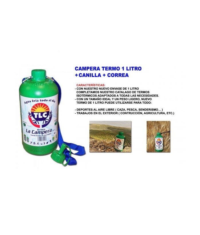 GARRAFA CAMPERA TERMICA 1L 