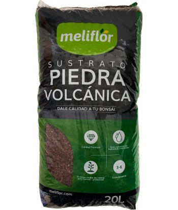 GRAVA VOLCANICA 3-6MM 20L BONSAIS MELIFLOR 