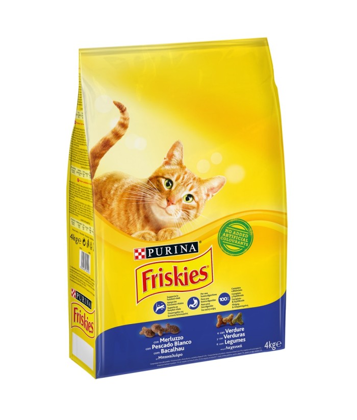 FRISKIES BACALAO-VERDURAS GATOS 4KG