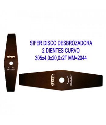 DISCO DESBROZADORA TRITURADO 300x20x4 SIFER