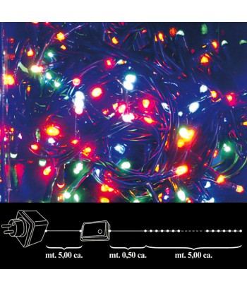 LUCES NAVIDAD 100LEDS COLORES MAURER