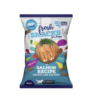 FRESH SNACKS PERROS SALMON 70GR DAPAC