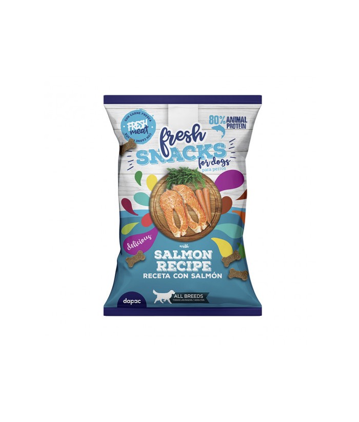 FRESH SNACKS PERROS SALMON 70GR DAPAC