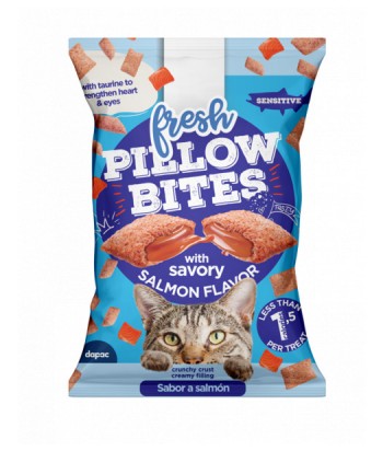 FRESH SNACKS PILLOW GATOS 40GR SALMON DAPAC