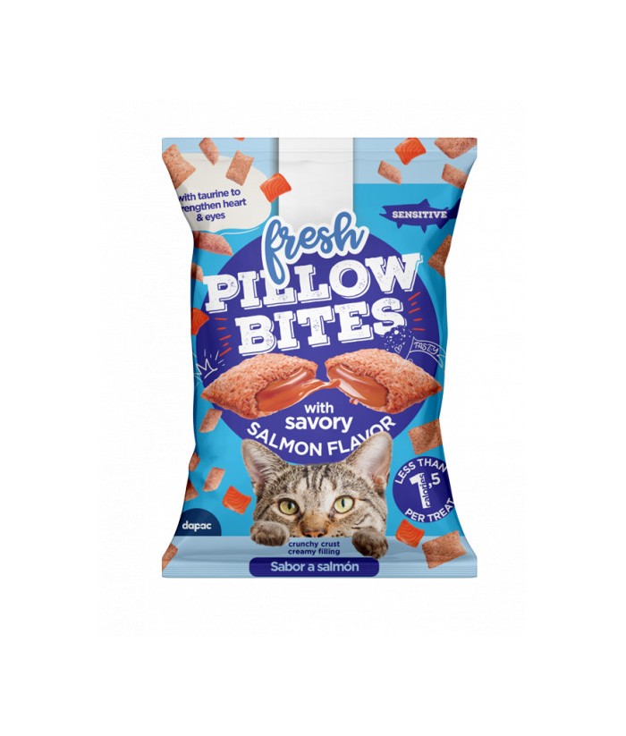 FRESH SNACKS PILLOW GATOS 40GR SALMON DAPAC