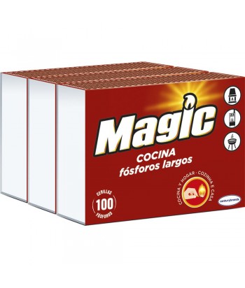CERILLAS MADERA MAGIC 4x100UDS 7CM