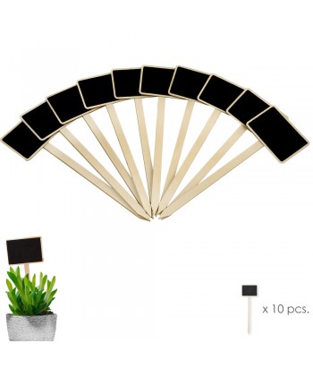 ETIQUETA PINCHO PLANTAS PIZARRA 9x6x29CM 25UDS