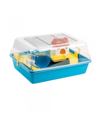 JAULA HAMSTER TECHO PLASTICO MANSION BABY 50x38CM 