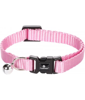 COLLAR GATO NYLON ROSA ZIGGIE KARLIE