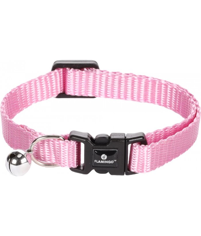 COLLAR GATO NYLON ROSA ZIGGIE KARLIE