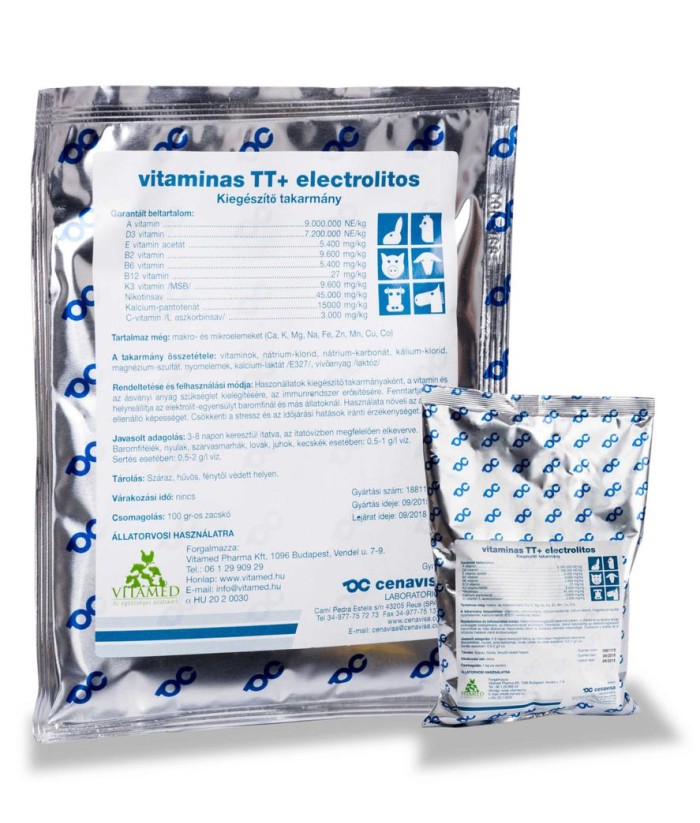 VITAMINAS TT   ELECTROLITOS CENAVISA 100GR