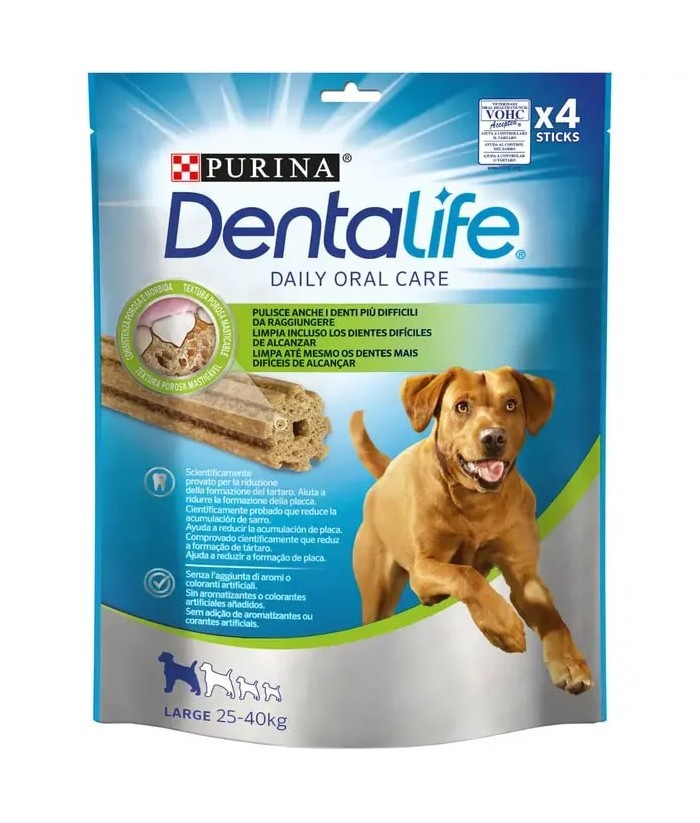 DENTALIFE SNACK DENTAL 4UDS PERROS GRANDES PURINA DENTALIFE SNACK DENTAL 4UDS PERROS GRANDES PURINA